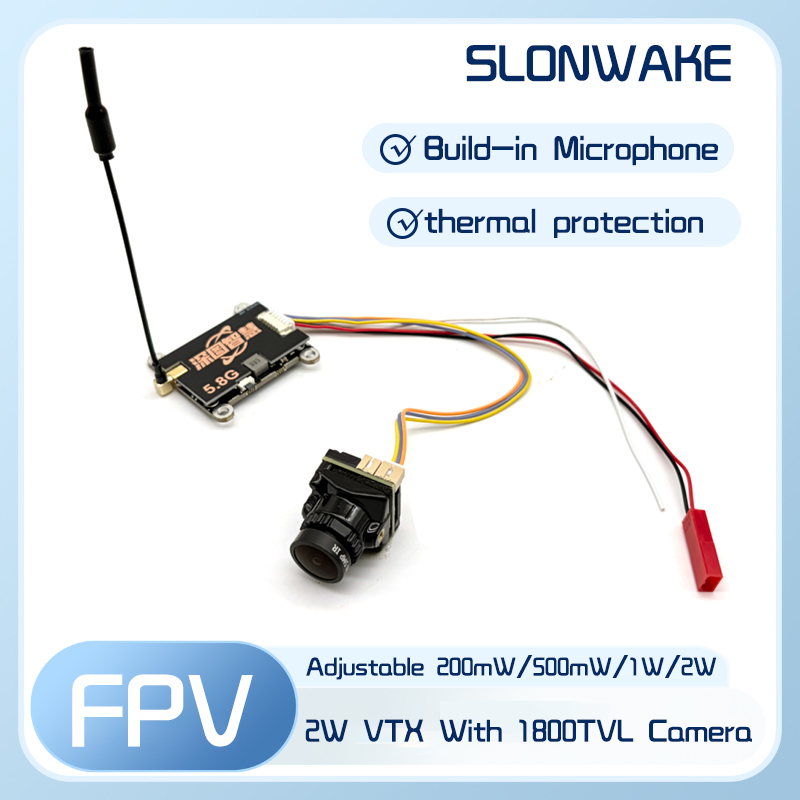 Fpv Drone Vtx - SLONWAKE 5.8G 56CH 2W передатчик VTX