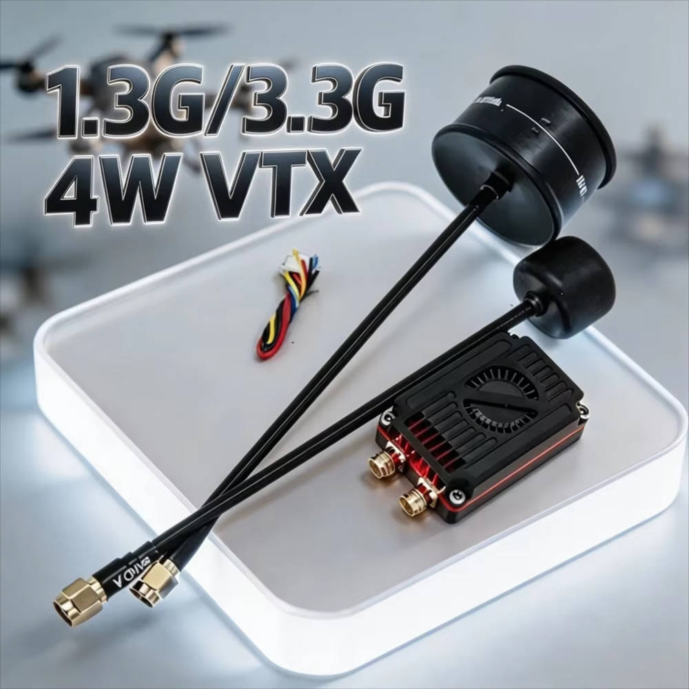 Fpv Drone Vtx - Rushfpv Rush 1.3G/3.3G 4W 7-30V Двухдиапазонный