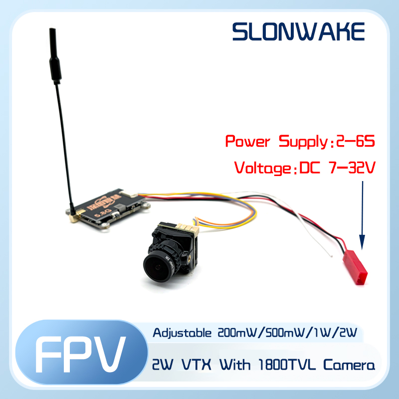 SLONWAKE 5.8G 56CH 2W передатч – обзор и цена Fpv Drone Vtx