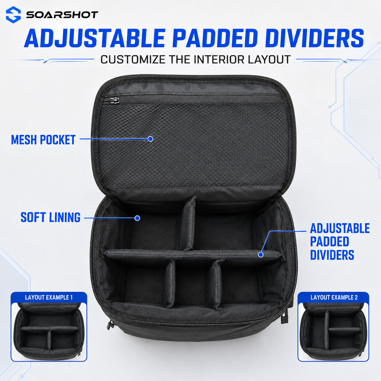 Чехол SOARSHOT для очков DJI A – обзор и цена Fpv Drone Bag